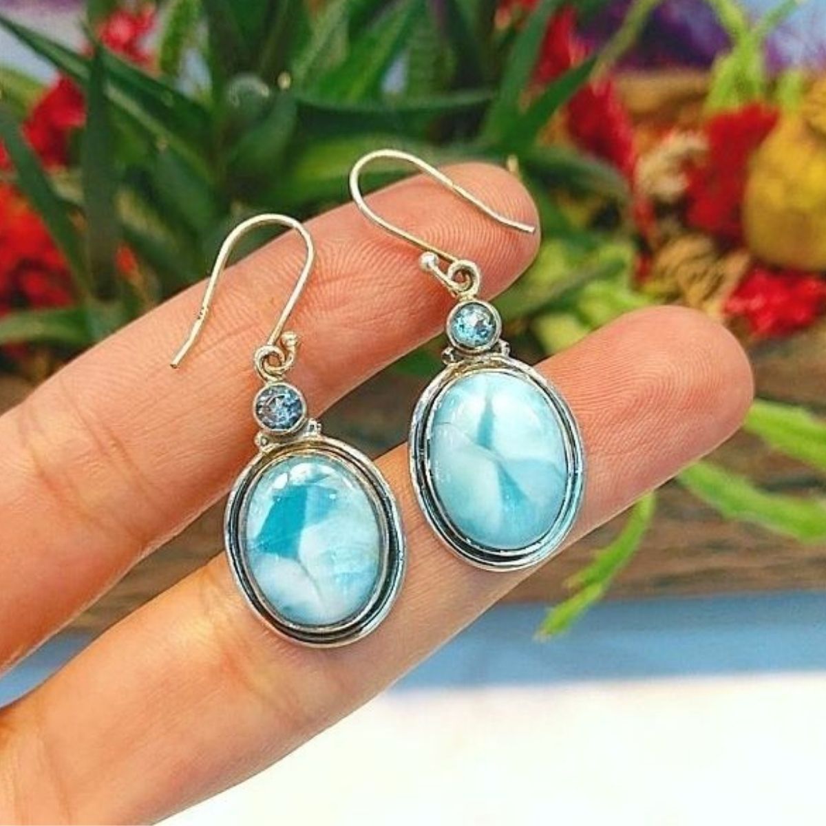 larimar taşı kolye